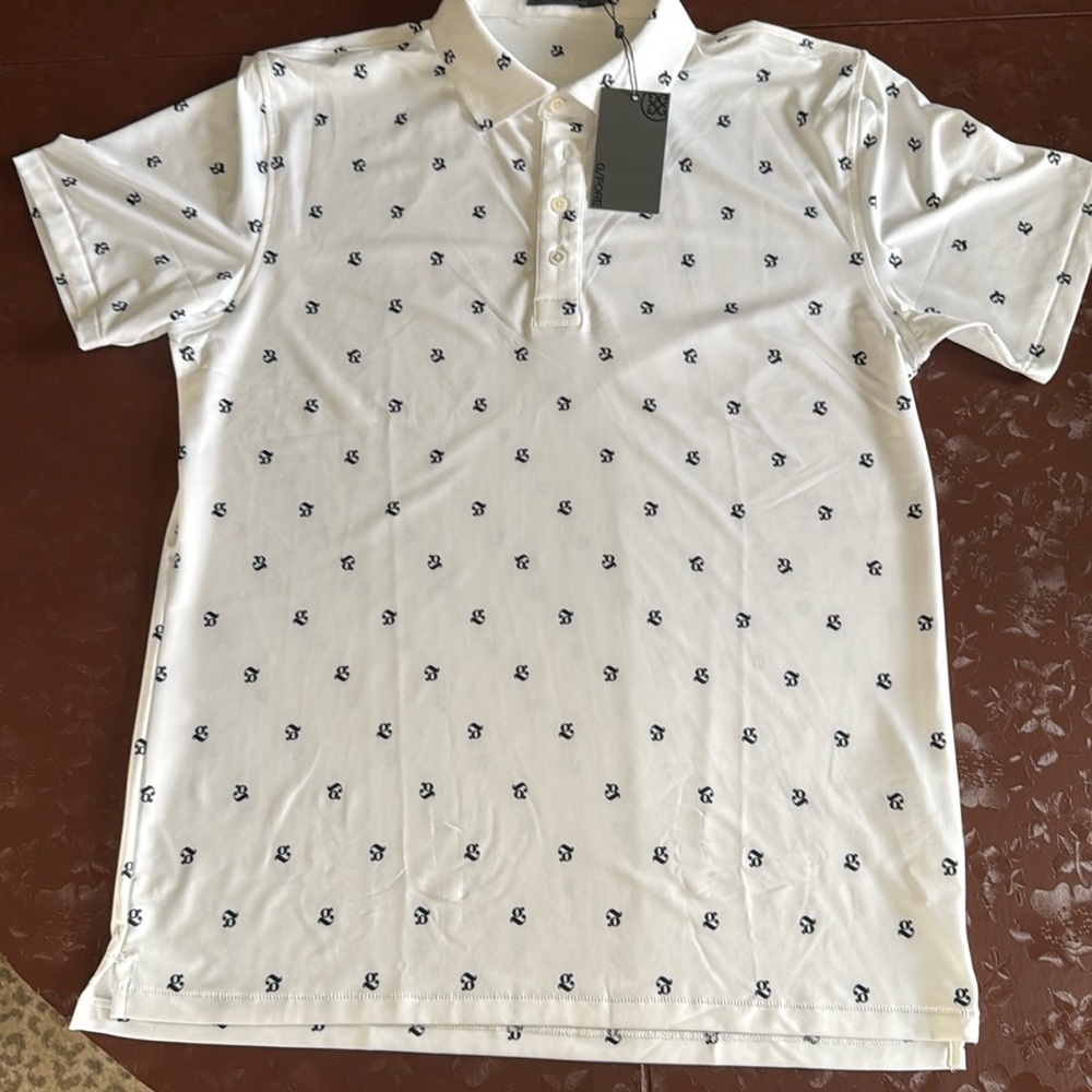 G/Fore Mini G Men's Golf Polo Sz Large NWT